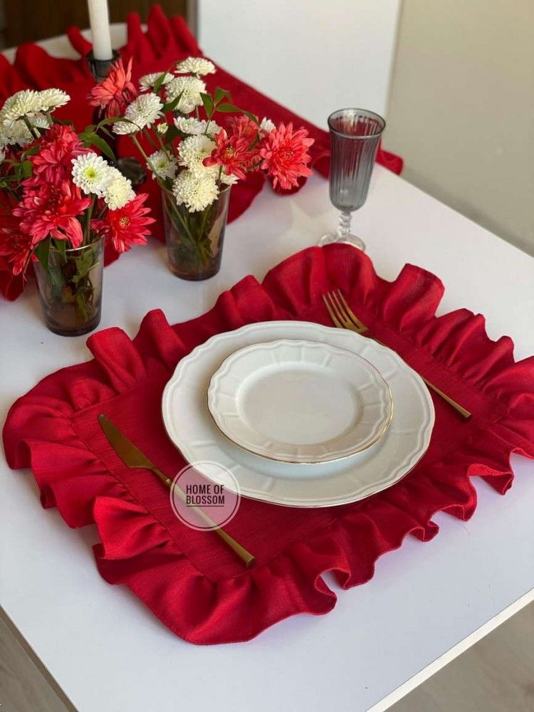 زیر بشقابی پارچه ای | 27 مدل زیر بشقابی پارچه ای شیک برای جهیزیه عروس خانم های باسلیقه
