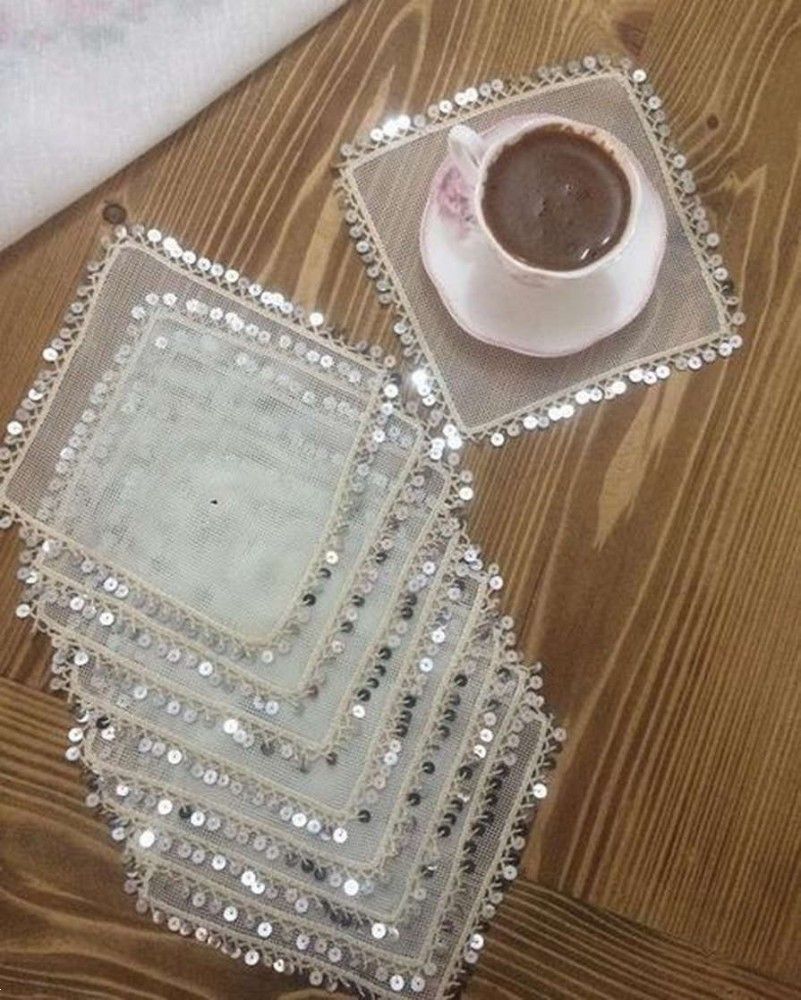 زیر بشقابی پارچه ای | 27 مدل زیر بشقابی پارچه ای شیک برای جهیزیه عروس خانم های باسلیقه