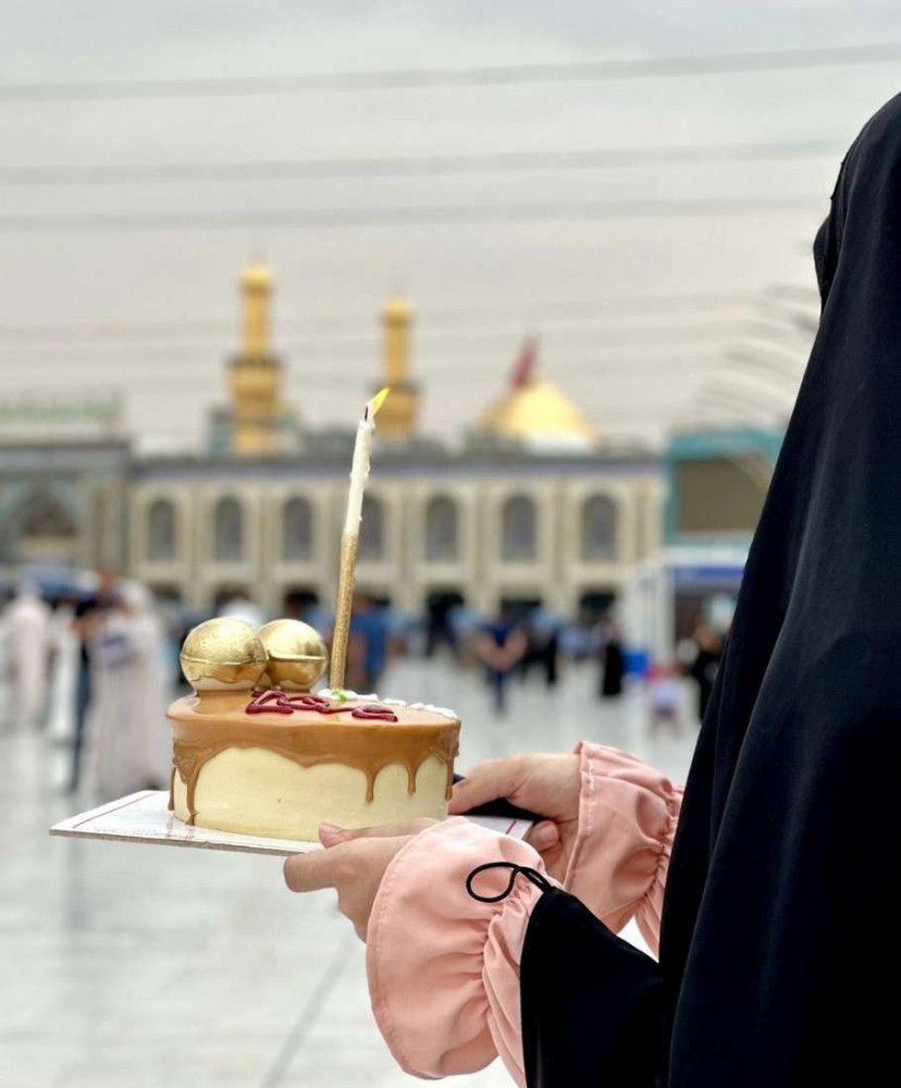 ژست عکس تولد با چادر | 20 ژست عکس دختر چادری با کیک تولد و بادکنک بسیار شیک و زیبا
