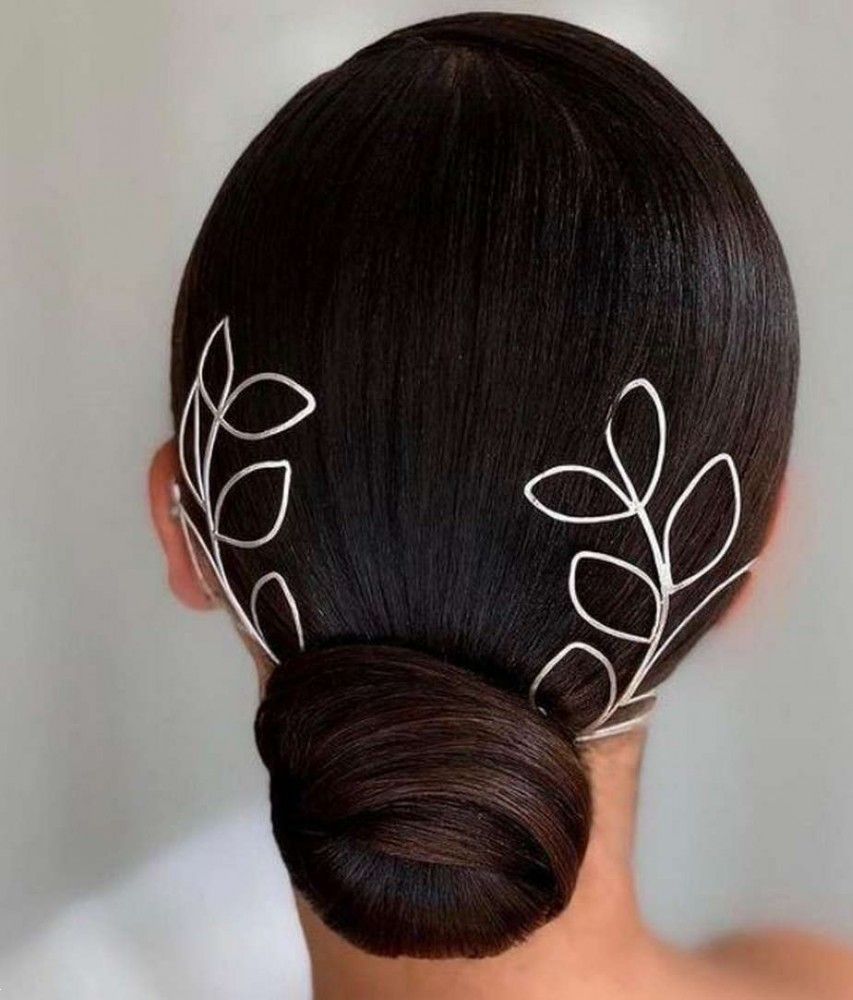 شینیون گوجه ای ساده | 23 شینیون ساده گوجه ای پایین و بالای دخترانه برای عروسی و تولدها