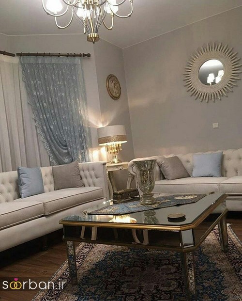 گالری چیدمان جهیزیه عروس مدرن با رنگ سفید