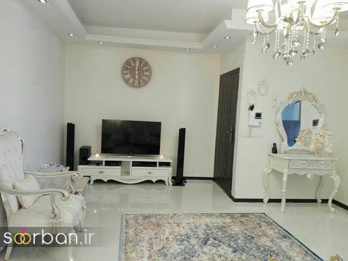 گالری چیدمان جهیزیه عروس مدرن با رنگ سفید