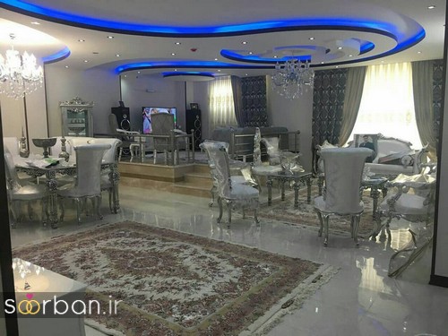 گالری چیدمان جهیزیه عروس مدرن با رنگ سفید