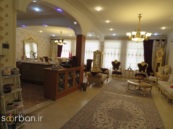 چیدمان جهیزیه عروس اصفهانی شیک و زیبا