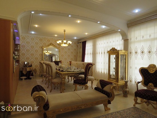 چیدمان جهیزیه عروس اصفهانی شیک و زیبا