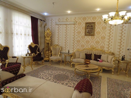 چیدمان جهیزیه عروس اصفهانی شیک و زیبا
