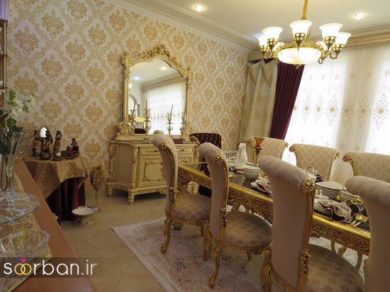 چیدمان جهیزیه عروس اصفهانی شیک و زیبا