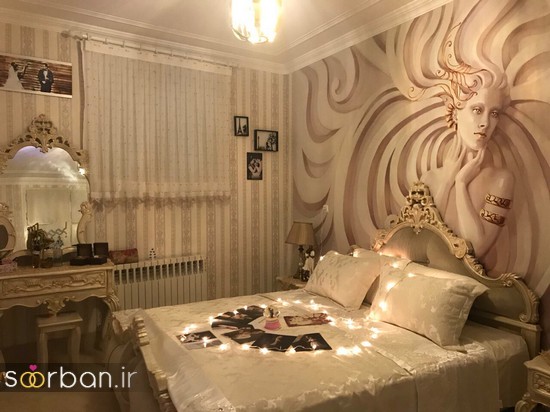 چیدمان جهیزیه عروس اصفهانی شیک و زیبا