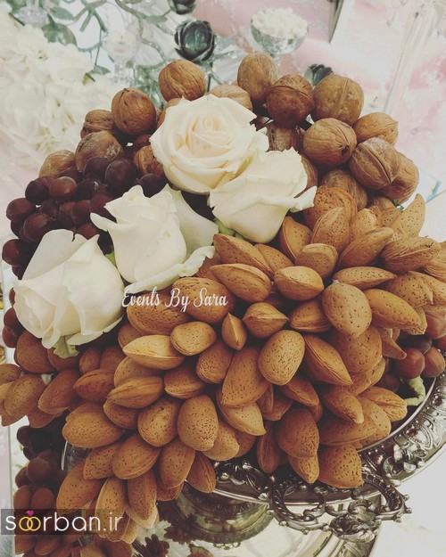 تزیین وسایل سفره عقد ایرانی جدید 1400