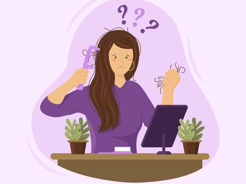 کمبود کدام ویتامین باعث ریزش مو می شود ؟
