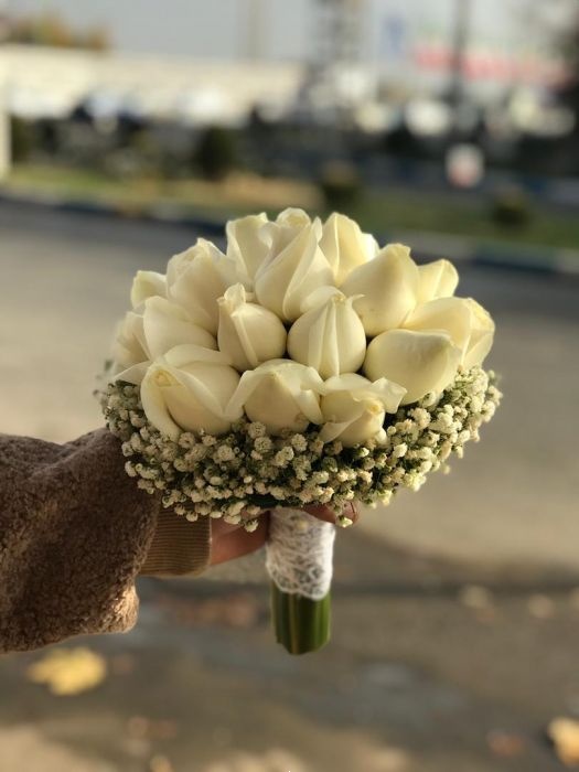دسته گل عروس و گل آرایی ماشین عروس در شهریار18