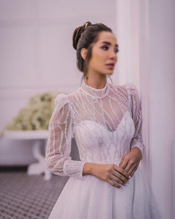 مزون عروس رها زارعی تهران7