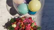 نمونه دسته گل تولد بادکنک دار بسیار خـــٱص و لاکچری مناسب تمام سنین