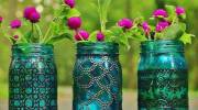 تزیین شیشه های خالی 1401 برای شماهایی که عاشق خلاقیت با کمترین هزینه هستید! 