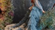مدل لباس پرنسسی دخترانه بلند 1401 رنگی رنگی کیوت دوخت شده با پارچه های مجلسی
