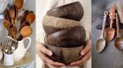 ظروف چوبی آشپزخانه 1401 در مدلهای جدید و ترند شده بین خانم های بلاگر خوش سلیقه