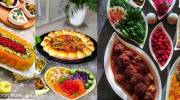 تزیین شام مجلسی 1401 جهت ایده گرفتن برای شما خانمها به سبک رستورانی ها