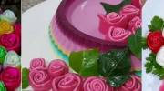 مدل تزیین ژله رولی 1401 رنگی رنگی برای مراسم های گوناگون با تزیین زیبا