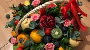 تزیین سبد میوه شب یلدا