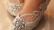 مدل های کفش عروس بدون پاشنه فوق العاده زیبا