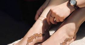 مدل حنا 1401 و طرحهای جالب روی بدن جهت گرفتن ایده برای شما عزیزان