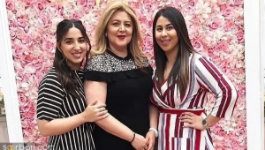 ازدواج شوکه کننده ناتاشا نوه زنده یاد مهستی با شوگرددی ثروتمند کویتی به نام جمیل + عکس های جشن نامزدی