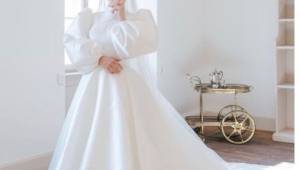 34 مدل لباس عروس پوشیده لوکس و جدید | جدیدترین مدل های لباس عروس آستین دار و پوشیده