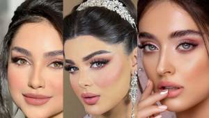 میکاپ عروس با تناژ صورتی | جدیدترین مدل میکاپ عروس ساده و شیک با تناژ صورتی 1404