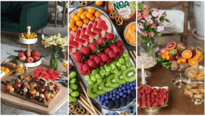 چیدمان میوه | بهترین ایده های شیک و خلاقانه چیدمان میوه برای پاگشای عروس