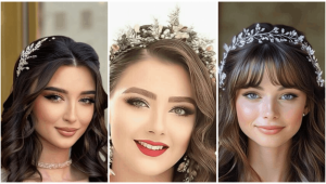 مدل میکاپ شینیون باز عروس | جدیدترین مدل میکاپ و شینیون باز عروس ساده و شیک