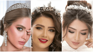 مدل مو عروس فرق باز | جدیدترین مدل مو عروس فرق باز وسط و کج با موهای باز و بسته