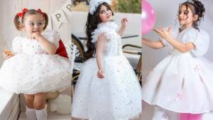 لباس عروس برای تولد بچه گانه | 25 عکس لباس عروس بچه گانه برای تولد بسیار شیک و کیوت