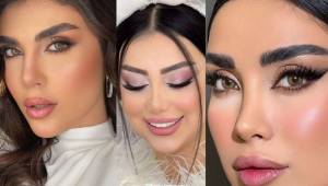 ارایش عروس با رژ صورتی | 25 ارایش عروس با رژ صورتی در تناژهای مختلف