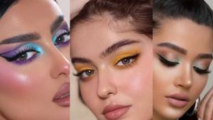 ارایش چشم با سایه های رنگی | 26 میکاپ چشم با سایه رنگی برای عروسی و مراسم های خاص