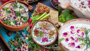 تزیین آب دوغ خیار مجلسی | 25 تزیین آب دوغ خیار شاهانه برای مهمان بسیار ساده اما کاربردی