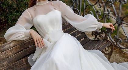 مدلهای کمتر دیده شده از لباس عقد محضری عروس 2021 لاکچری و مدرن