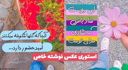 استوری عکس نوشته خاص 1402 جهت ایده برای بلاگر های فضای مجازی