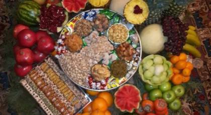 خفن ترین ایده میوه آرایی شب یلدا 1403 | تزئین میوه های شب یلدا - چیدمان میوه برای شب یلدا