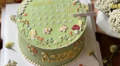 کیک تولد بهاری | تزئین و طراح کیک تولد بهاری - کیک تولد با تم بهار دخترانه برای فروردینی و اردیبهشتی ها!