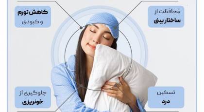 نحوه خوابیدن بعد از عمل بینی؛ طاق باز خوابیدن بعد از عمل بینی