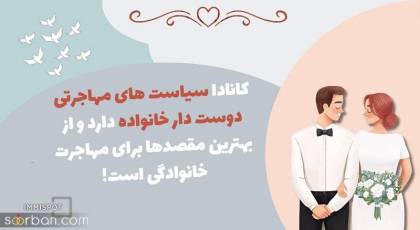 عروسی در ایران، ماه‌عسل کانادا: مهاجرت خانوادگی به کانادا با همسر