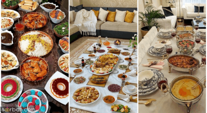 چیدمان سفره | ایده های ساده و خلاقانه چیدمان سفره برای برگزاری یک مهمانی منحصربه فرد