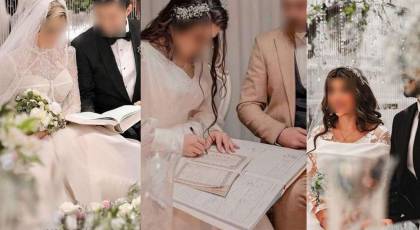 ژست عکس برای عقد محضری | مدل ژست عکس عقد محضری 1404 زیبا و عاشقانه