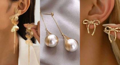 مدل گوشواره طلا | ۳۰ مدل گوشواره طلا فوق شیک مخصوص عروسی و مهمانی‌های لاکچری!