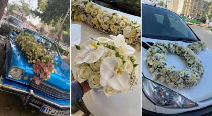 خرید دسته گل عروس و تزیین ماشین عروس در اصفهان | شیک‌ترین مدل‌ها و طرح‌های ترند ۲۰۲۵ 