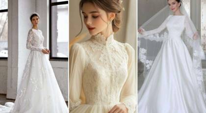 لباس عروس اروپایی | ۲۵ مدل لباس عروس اروپایی شیک و خاص برای عروس‌های لاکچری‌پسند 【ساده، سلطنتی و فانتزی】