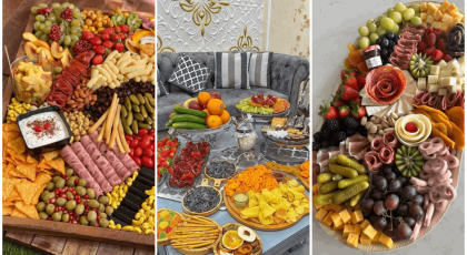 چیدمان سینی مزه | شیک ترین ایده های ساده و لاکچری چیدمان سینی مزه مخصوص نو عروس ها!