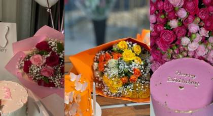 دسته گل برای عکس تولد | 20 مدل دسته گل برای عکس تولد بسیار شیک در تنوع بالا