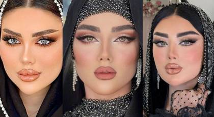 میکاپ عربی دخترانه شیک | 20 مدل میکاپ عربی شیک دخترانه برای عروسی و مهمانی های خاص