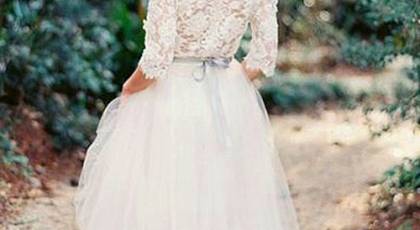 لباس عروس پوشیده اروپایی شیک